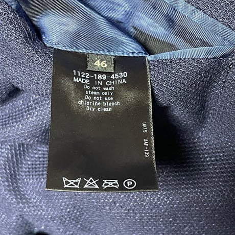 UNITED ARROWS ダブルテーラードジャケット 46サイズ ネイビー