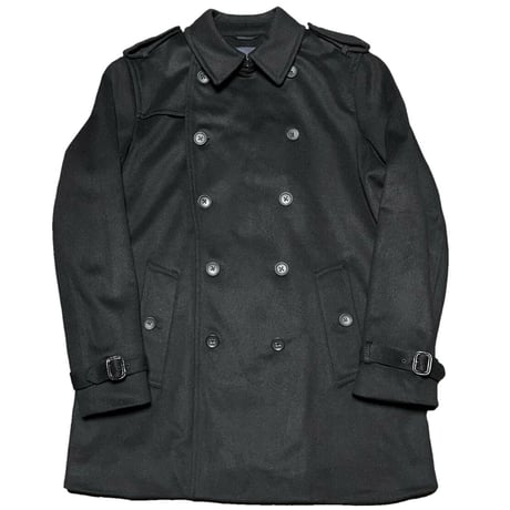 BANANA REPUBLIC ウールトレンチコート ブラック XLサイズ