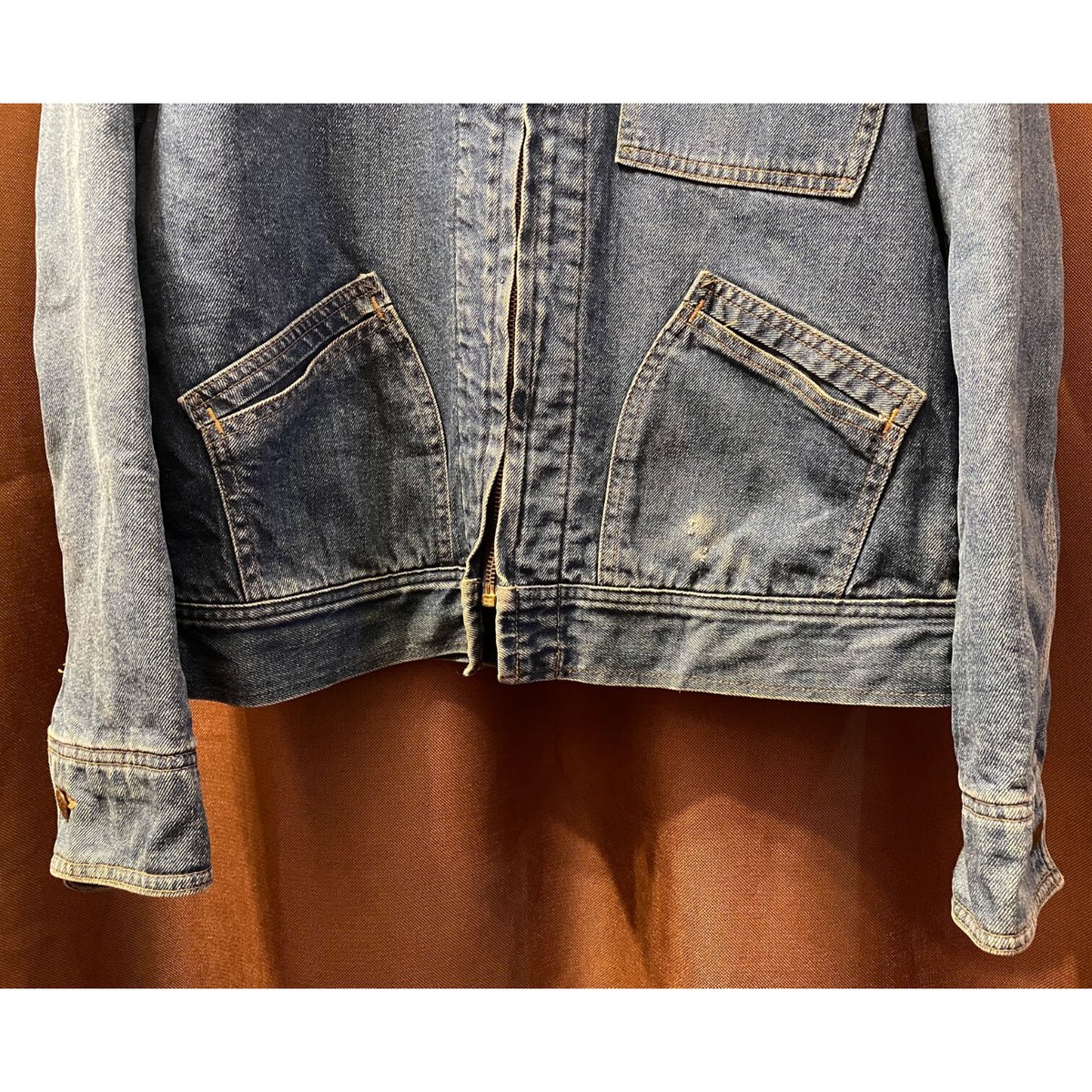 Lee デニムジャケット インディゴ LEE フルジップデニムジャケット インディゴ 40サイズ