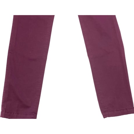 MADE IN ROMANIA製 HUGO BOSS コットンカラースラックス ワイン 48サイズ