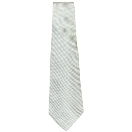 MADE IN USA製 BROOKS BROTHERS ブロックチェック柄シルクネクタイ スカイブルー