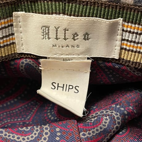 【SHIPS取り扱い】MADE IN ITALY製 Altea ウールハンチングキャップ ベージュ