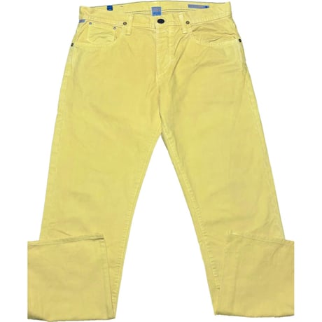 MADE IN USA製 CITIZENS of HUMANITY コットンカラーパンツ イエロー W32サイズ