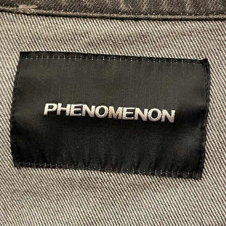 激レア PHENOMENON フルジップデニムジャケット ブラック
