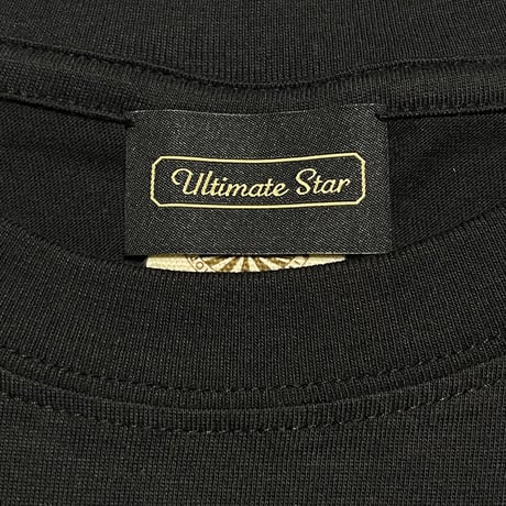★新品★ Ultimate Star オリジナル ORGABITS オーガニックコットン100% 長袖クルーネックTシャツ ブラック S～XLサイズ