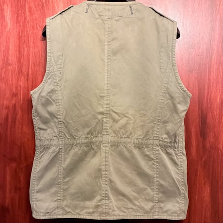 MADE IN ITALY製 90s～00s MARC JACOBS コットンアーミーベスト カーキ 44サイズ