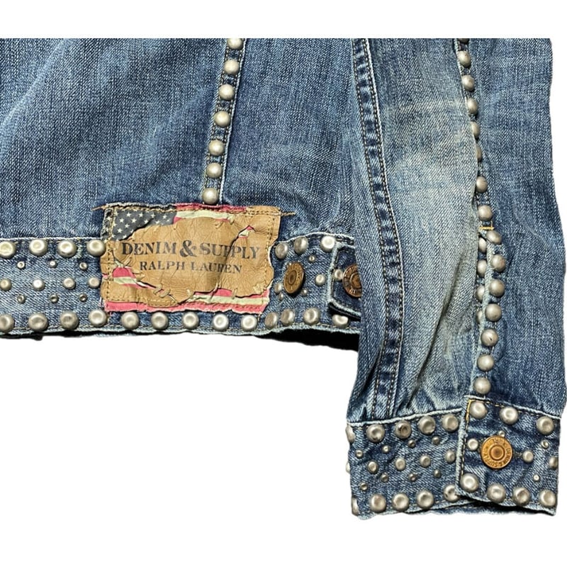 DENIM&SUPPLY RALPH LAUREN スタッズ加工デニムジャケット DENIM&SUPPLY RALPH LAUREN スタッズ加工デニムジャケット