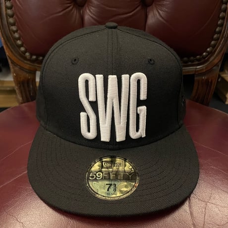 NEW ERA × SWAGGER SWGロゴベースボールキャップ ブラック 7-3/8 58.7cm