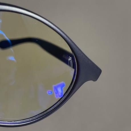展示品渡し ★新品★ SARAGHINA GILDA VISTA 02V ブルーライトカットグラス ブラック クリアレンズ イタリア製