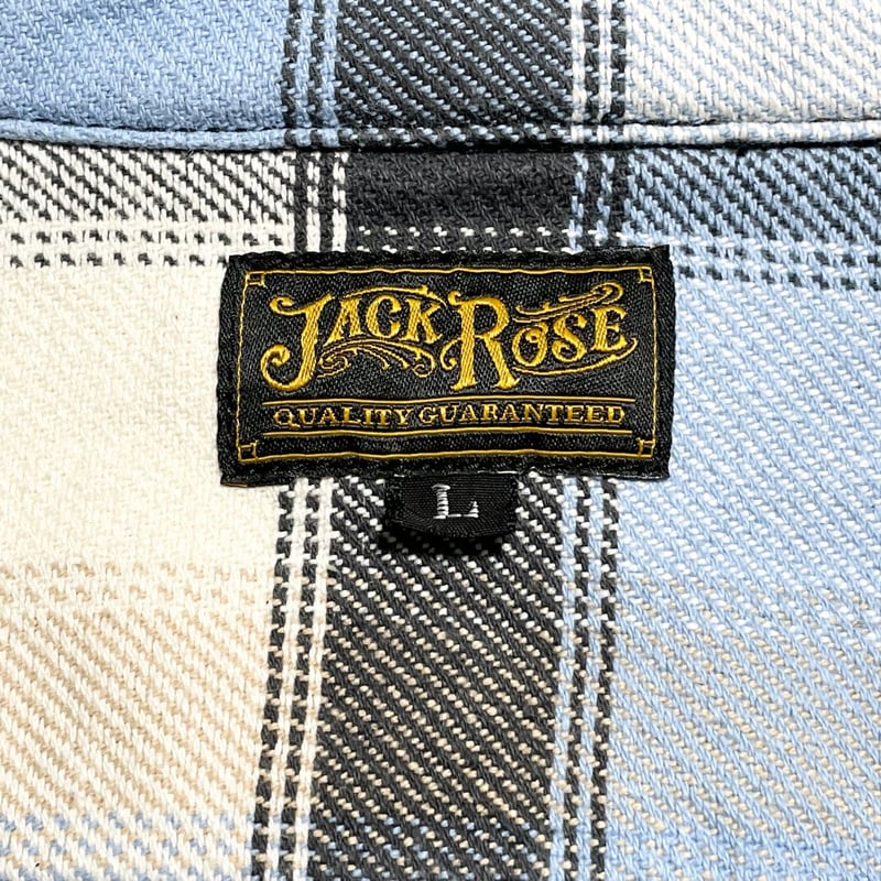 JACK ROSE × HOUSTON UNION MADE CLOTHING 長袖チェック柄...