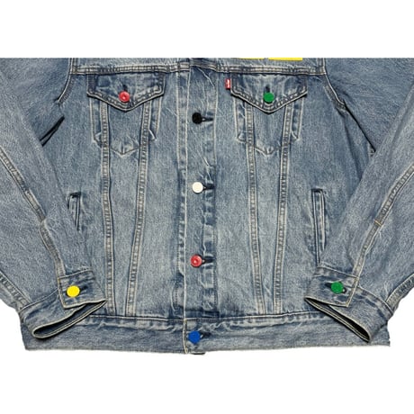 LEVI'S PREMIUM × LEGO コラボレーションデニムジャケット ライトインディゴ Mサイズ