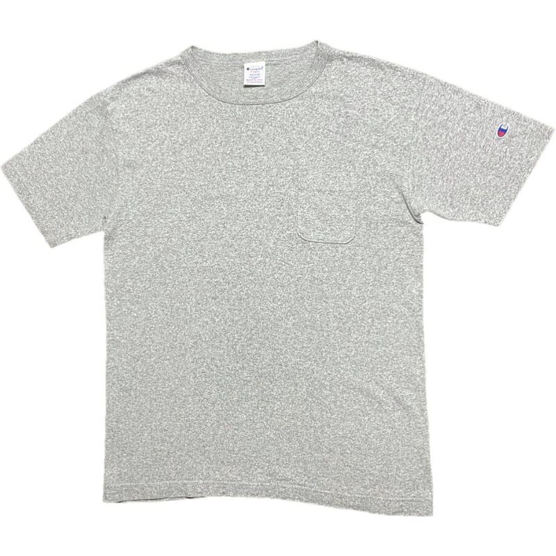 MADE IN USA製 Champion T1011 ヘビーウェイト半袖Tシャツ 杢グレー