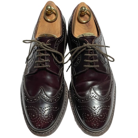 HAL Italian Leather ドッキング ウィングチップシューズ - 靴