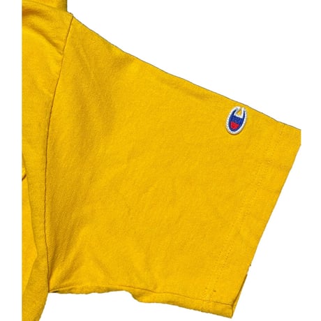 MADE IN USA製 Champion T1011 ヘビーウェイト半袖Tシャツ イエロー Mサイズ