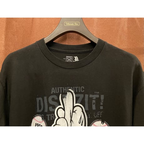MADE IN USA製 DISSIZIT! プリントTシャツ ブラック Mサイズ