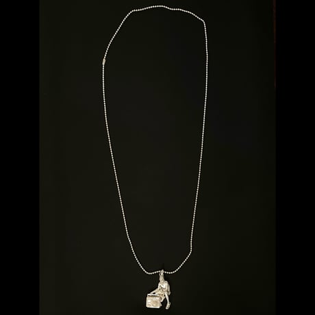 【お得セット】☆未使用新古品☆ 激レア Gabriel Urist x PHENOMENON B-BOY Pendant Old School ボールチェーンネックレス ゴールド×シルバー