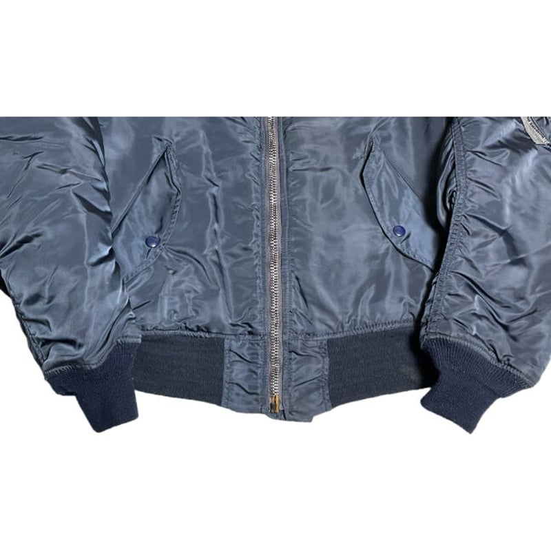MADE IN USA製 ALPHA INDUSTRIES MA-1ジャケット ネイビー Sサ MADE IN USA製 ALPHA INDUSTRIES MA-1ジャケット ネイビー Sサ