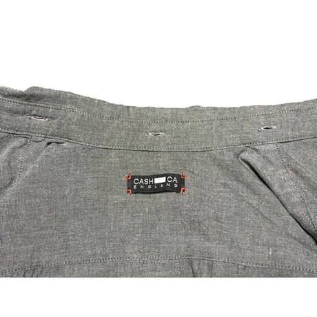 MADE IN JAPAN製 CASH CA ENGLAND 長袖シャツ グレー Sサイズ