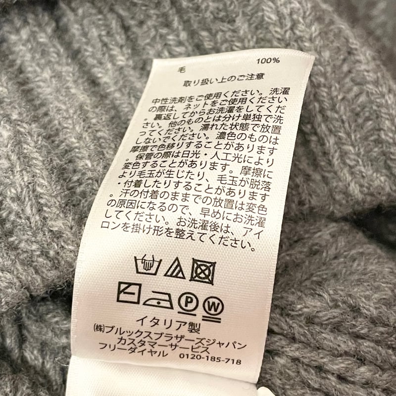 MADE IN ITALY製 BROOKS BROTHERS ITALIAN YARN ヘンリ