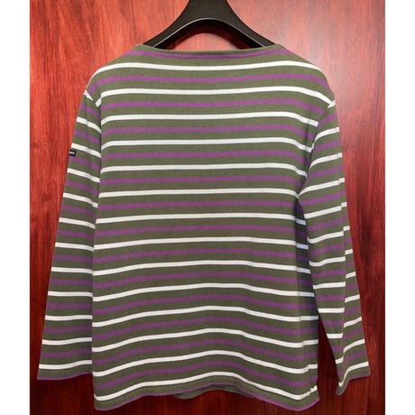 【UNITED ARROWS 取り扱い】 MADE IN FRANCE製 SAINT JAMES ボーダー柄 バスクシャツ マルチカラー SMサイズ