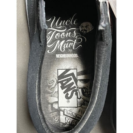 ☆タグ付き新古品☆ 箱付き NEIGHBORHOOD × MR.CARTOON × VANS OLD SKOOL 36 Dx トリプルネームスニーカー ブラック US9.5/27.5cm