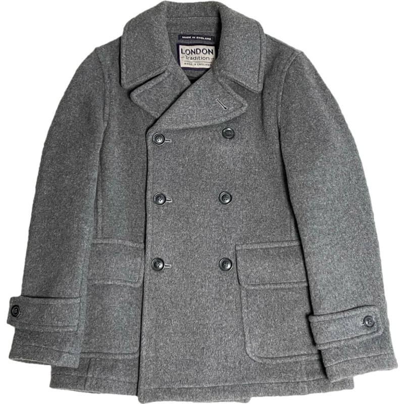 MADE IN ENGLAND製 LONDON Tradition ウールPコート グレー 3 MADE IN ENGLAND製 LONDON Tradition ウールPコート グレー 3