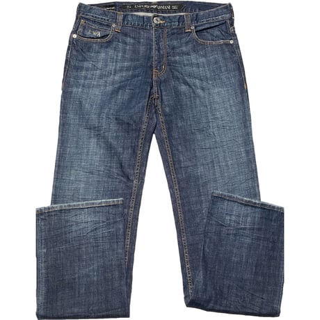 MADE IN USA製 EMPORIO ARMANI HANDMADEデニムパンツ インディゴ W34サイズ