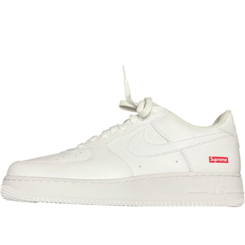 ☆箱、黒タグ、替え紐付き新古品☆ NIKE AIR FORCE 1 × SUPREME Wネー...