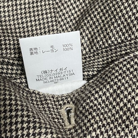POLO GOLF RALPH LAUREN 千鳥格子ウールスラックス ブラウン W30-L34サイズ