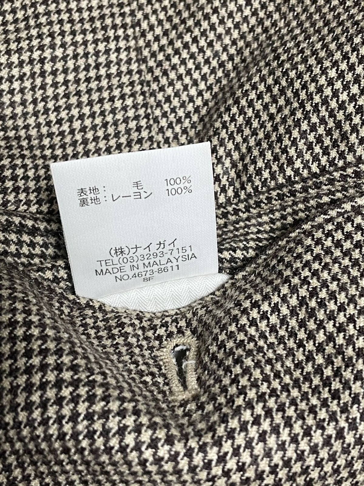 POLO GOLF RALPH LAUREN 千鳥格子ウールスラックス ブラウン W30 POLO GOLF RALPH LAUREN 千鳥格子ウールスラックス ブラウン W30