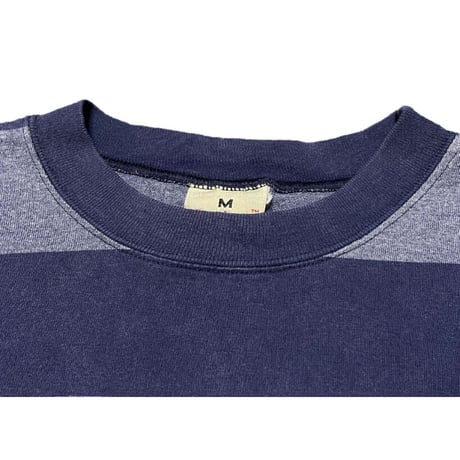 MADE IN USA製 Goodwear クルーネック半袖ボーダーTシャツ ネイビー Mサイズ
