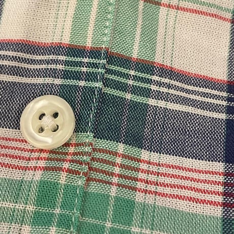 【UNITED ARROWS取り扱い】GANT RUGGER 半袖チェックシャツ マルチカラー Mサイズ