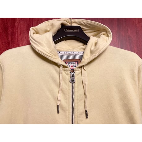 DIESEL SLIM FIT フルジップパーカー ベビーイエロー Mサイズ