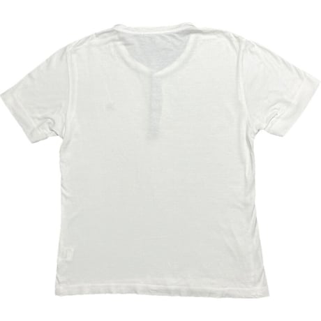 MADE IN JAPAN製 BURBERRY LONDON ヘンリーネックTシャツ ホワイト Lサイズ