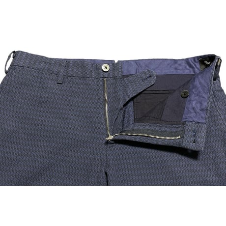 Vintage by VITALE BARBERIS CANONICO生地使用 Journal Standard 総柄ハーフパンツ ネイビー Mサイズ