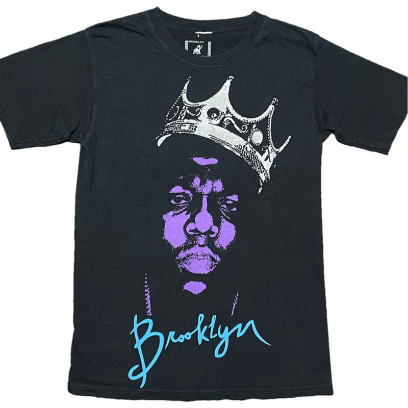 Brooklyn Mint Notorious B.I.G. 肖像画Tシャツ ブラック Sサイ