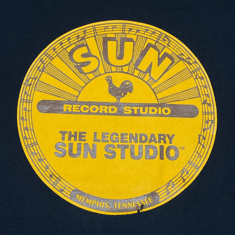 おまけ付き SUN RECORD STUDIO SUN STUDIOロゴプリントTシャツ FR