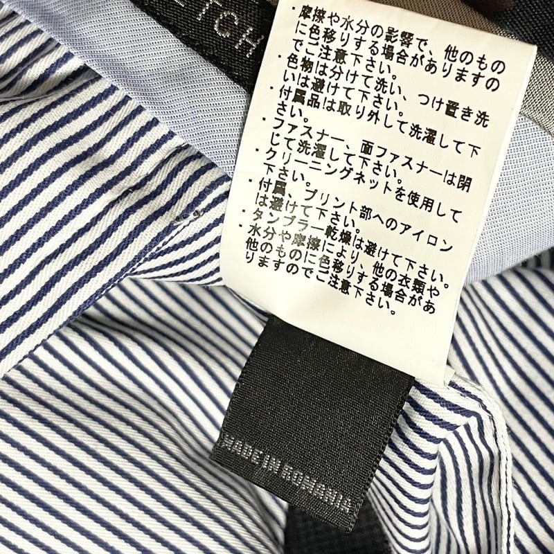 PT01 TRAVELLER Slim Fit 千鳥格子スラックス チャコールグレー 48サイ