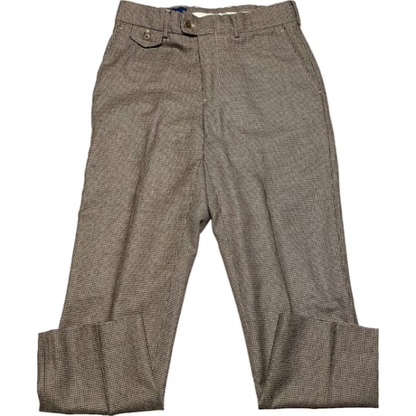 POLO GOLF RALPH LAUREN 千鳥格子ウールスラックス ブラウン W30-L34サイズ