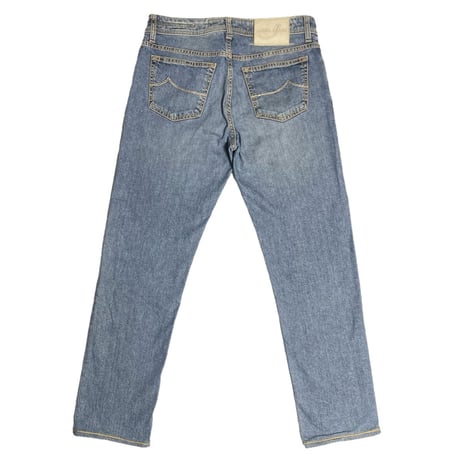 MADE IN ITALY製 JACOB COHEN PW688 COMFORT デニムパンツ ライトインディゴ W33サイズ