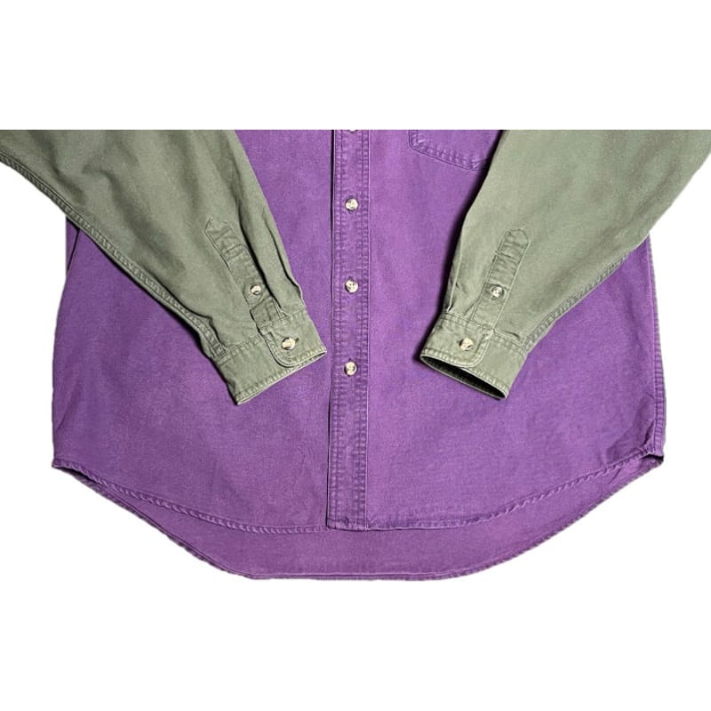 GUESS CLASSICS by GEORGES MARCIANO 長袖ツートンカラーシャツ 