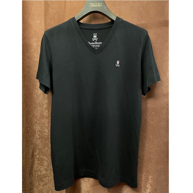 新品、タグ付き Psycho Bunny ブラックシャツ GF451E サイズL 新品、タグ付き Psycho Bunny ブラックシャツ GF451E サイズL