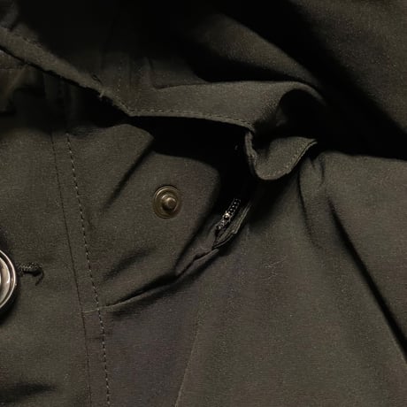 MADE IN CANADA製 CANADA GOOSE EDIFICE別注 ORFORD PARKA 脱着式コヨーテファー付きフードダウンジャケット ブラック Sサイズ
