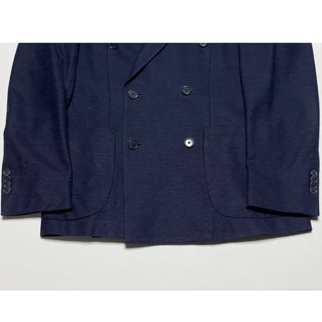 UNITED ARROWS ダブルテーラードジャケット 46サイズ ネイビー