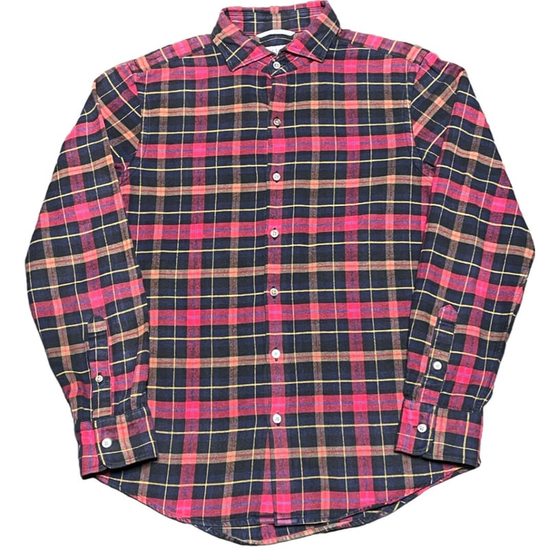 レア Supreme レッドチェックネルシャツ L 面白い 