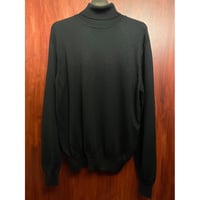 HUGO BOSS タートルネックヴァージンウールセーター ブラック Mサイズ