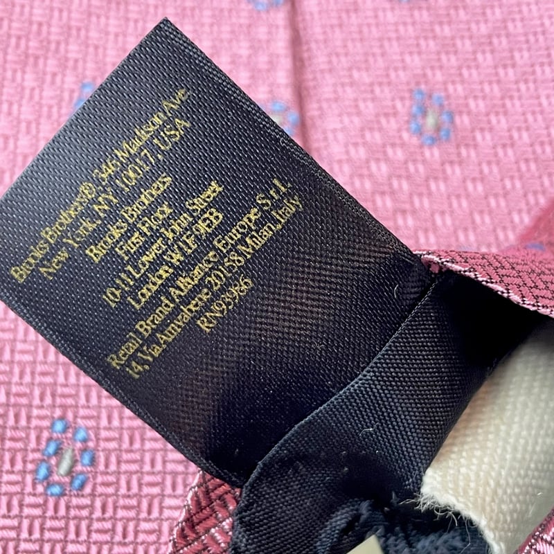 MADE IN USA製 BROOKS BROTHERS ペイズリー小紋柄シルクネクタイ MADE IN USA製 BROOKS BROTHERS ペイズリー小紋柄シルクネクタイ