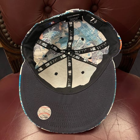 NEW ERA × NEW YORK YANKEES アロハ柄ベースボールキャップ マルチカラー 7-3/8 58.7cm