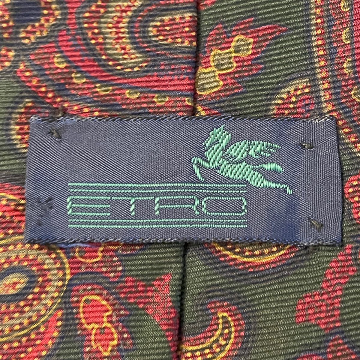 MADE IN USA製 VINTAGE ETRO ペイズリー柄シルクネクタイ MADE IN USA製 VINTAGE ETRO ペイズリー柄シルクネクタイ