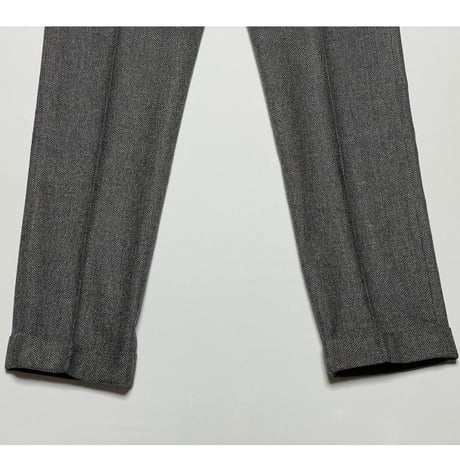 FOX FLANNEL生地使用 Journal Standard ウールカシミヤスラックス チャコールグレー Mサイズ ダブル仕上げ